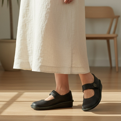 Winslet - Cushioned Comfort Shoes - Black