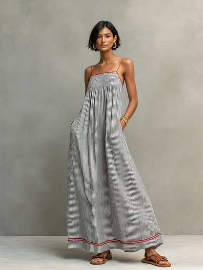 Orielle - Airy Summer Dress - Blue