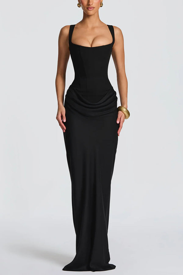 Naomi - Silky Maxi Dress - White