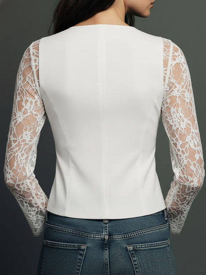 Yara - Soft-Touch Blouse - Bordeaux