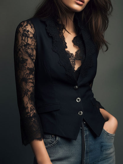 Yara - Soft-Touch Blouse - Bordeaux