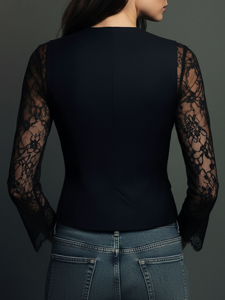Yara - Soft-Touch Blouse - Bordeaux