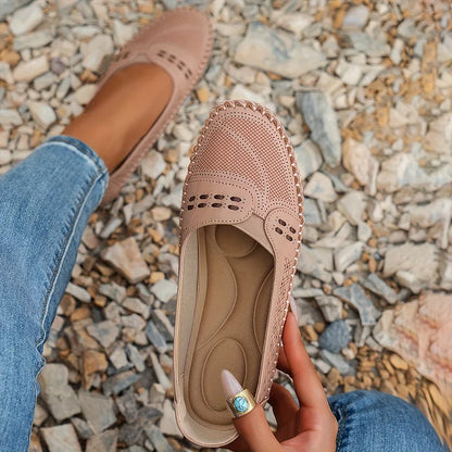 Willow - Supportive Slip-On Shoes - Brown