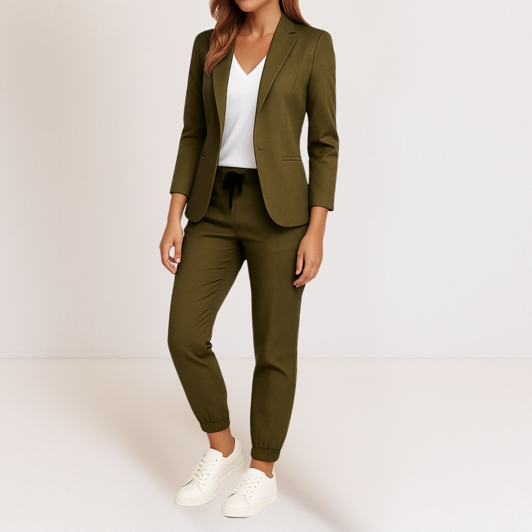 Naisa - Tailored Two-Piece Suit - Purple