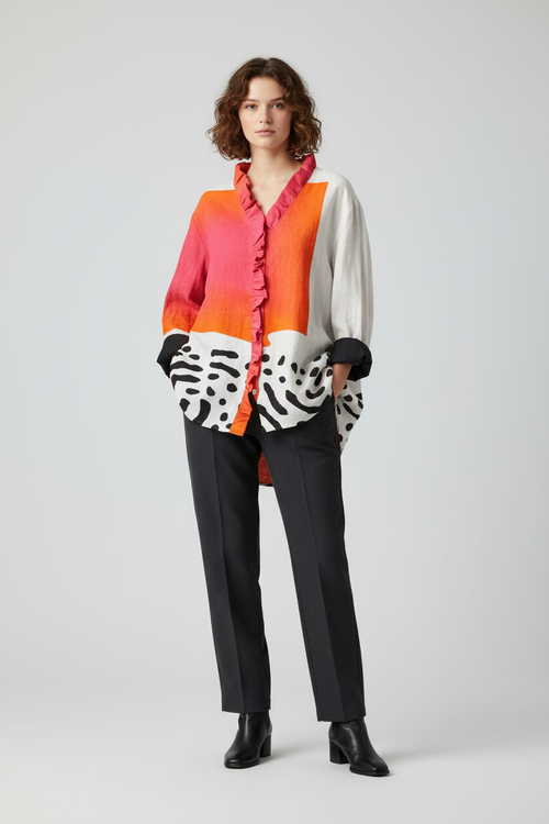 Amandine - Lightweight Blouse - Multicoloured