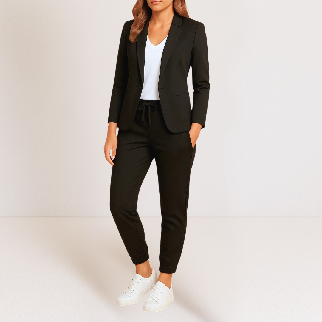 Naisa - Tailored Two-Piece Suit - Blue