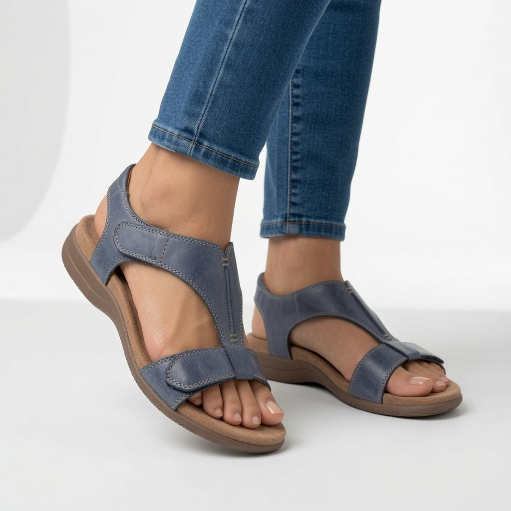 Elanora - Lightweight Comfort Sandals - Black