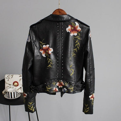 Euphemia - Tailored Embroidered Jacket - Black