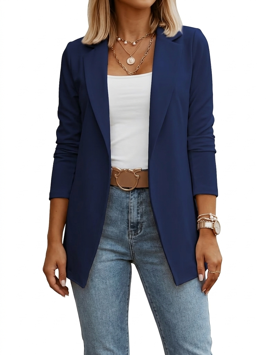 Parina - Wrinkle-Resistant Blazer - Black