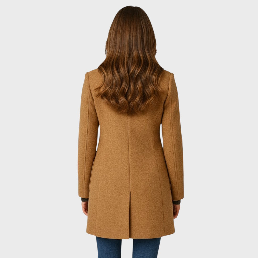 Avarin - Tailored Mid Coat - Khaki