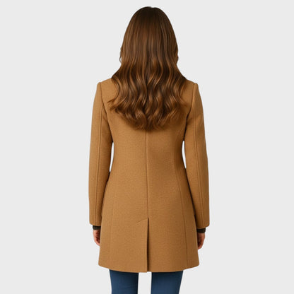 Avarin - Tailored Mid Coat - Khaki