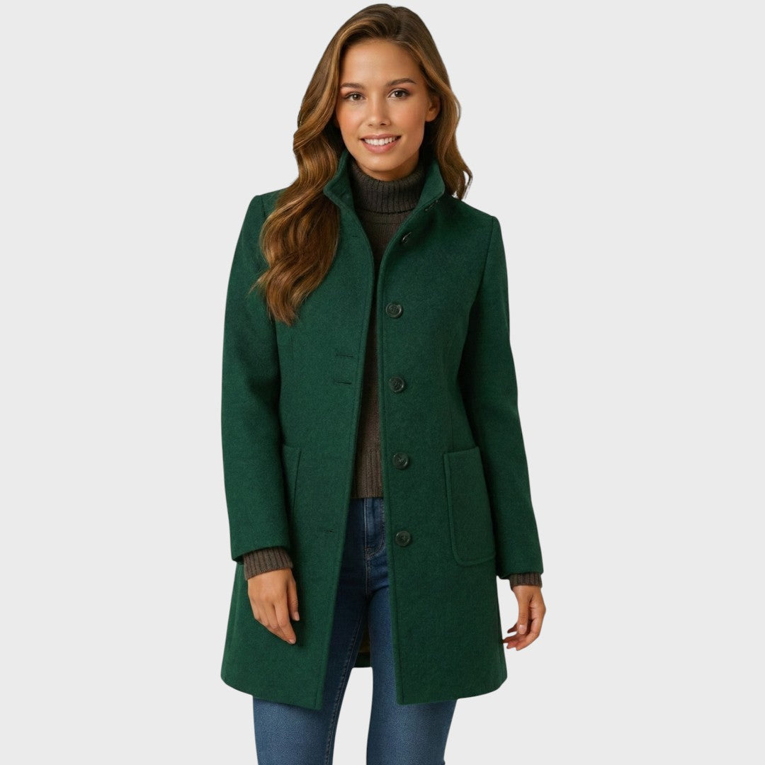 Avarin - Tailored Mid Coat - Grey