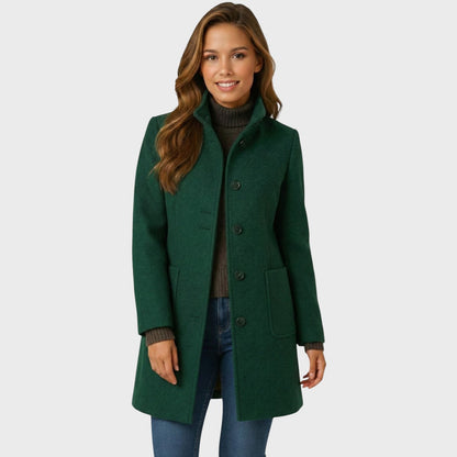 Avarin - Tailored Mid Coat - Grey