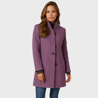 Avarin - Tailored Mid Coat - Grey