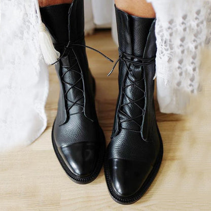 Urielle - Luxe High-Heeled Boots - Black