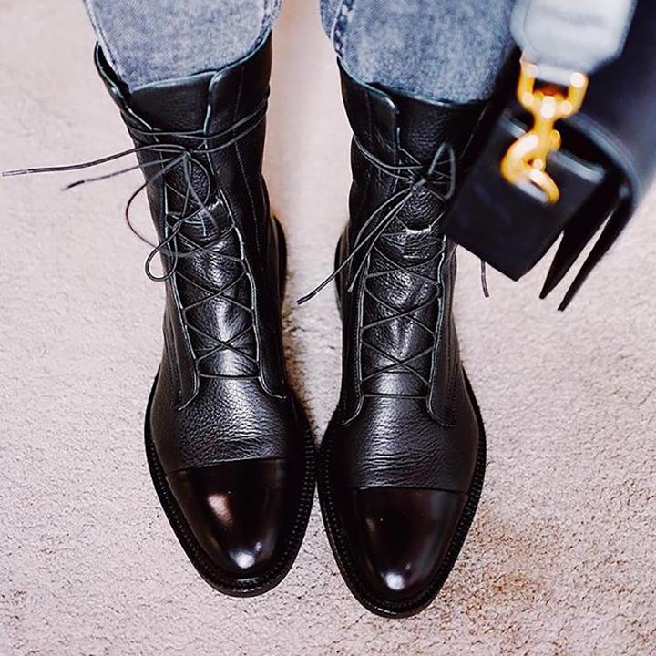 Urielle - Luxe High-Heeled Boots - Brown