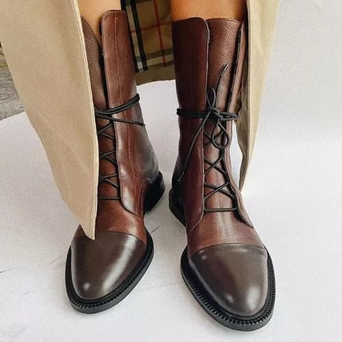 Urielle - Luxe High-Heeled Boots - Black