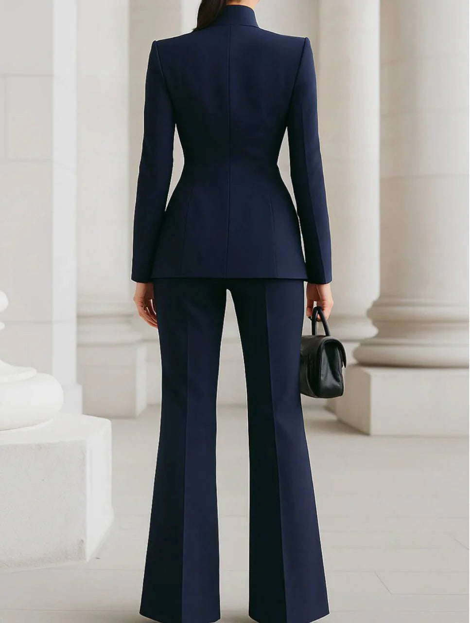 Belina - Premium Tailored Suit Set - White