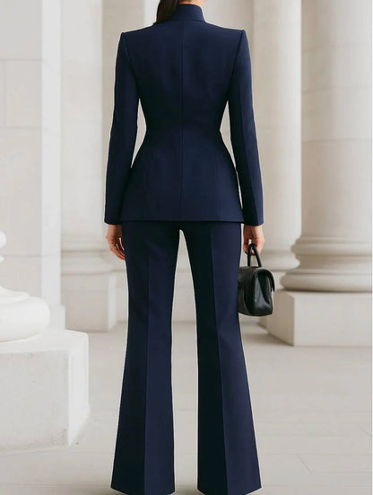 Belina - Premium Tailored Suit Set - White