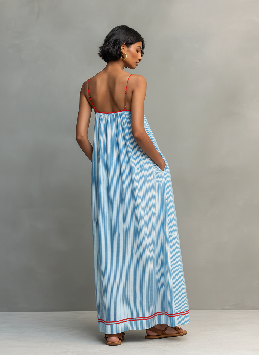 Orielle - Airy Summer Dress - Black