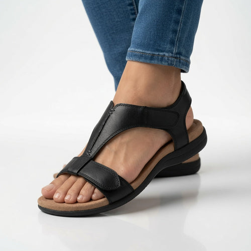 Elanora - Lightweight Comfort Sandals - Black