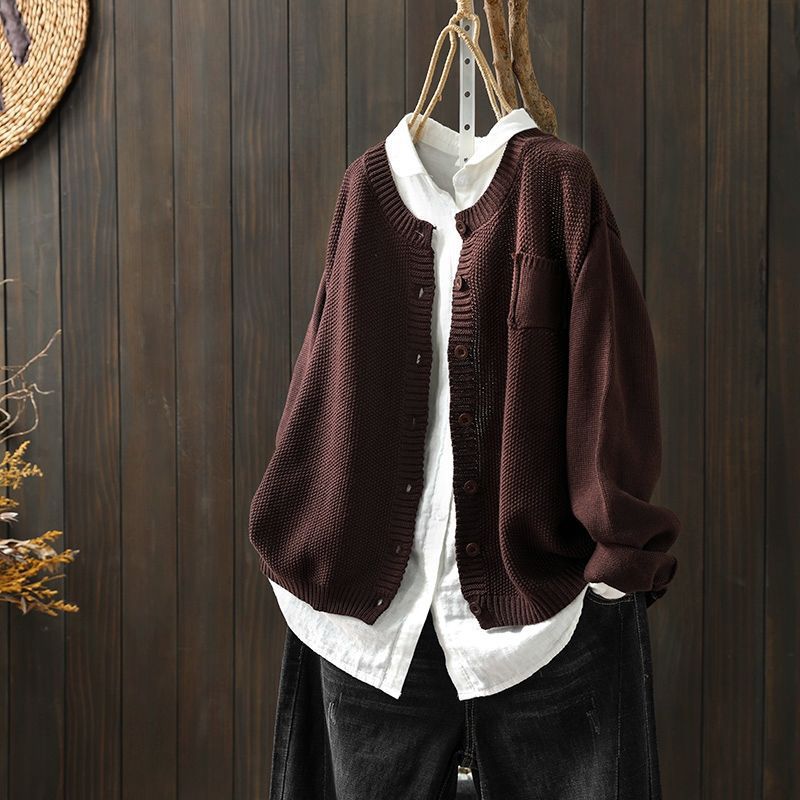 Noreah - Stylish Casual Cardigan - Earth Yellow