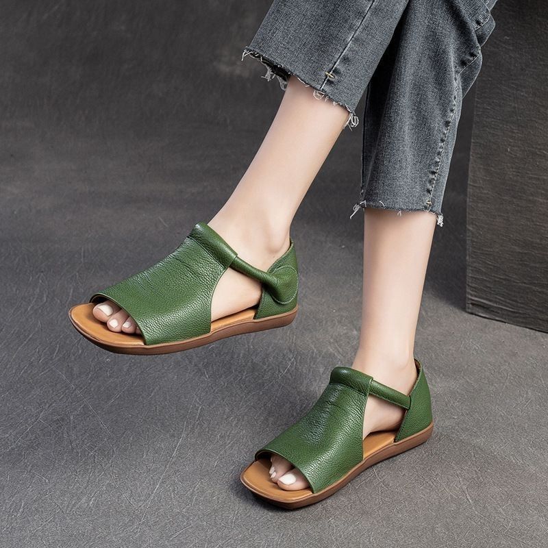 Fiorelle - Textured Open-Toe Sandals - Black