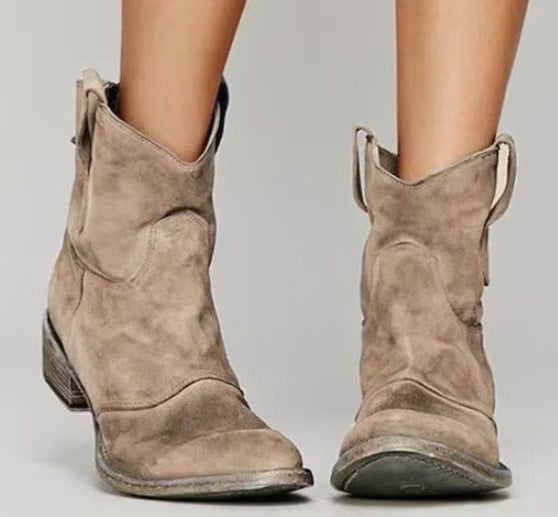 Pariah - Supple Ankle Boots - Light Brown