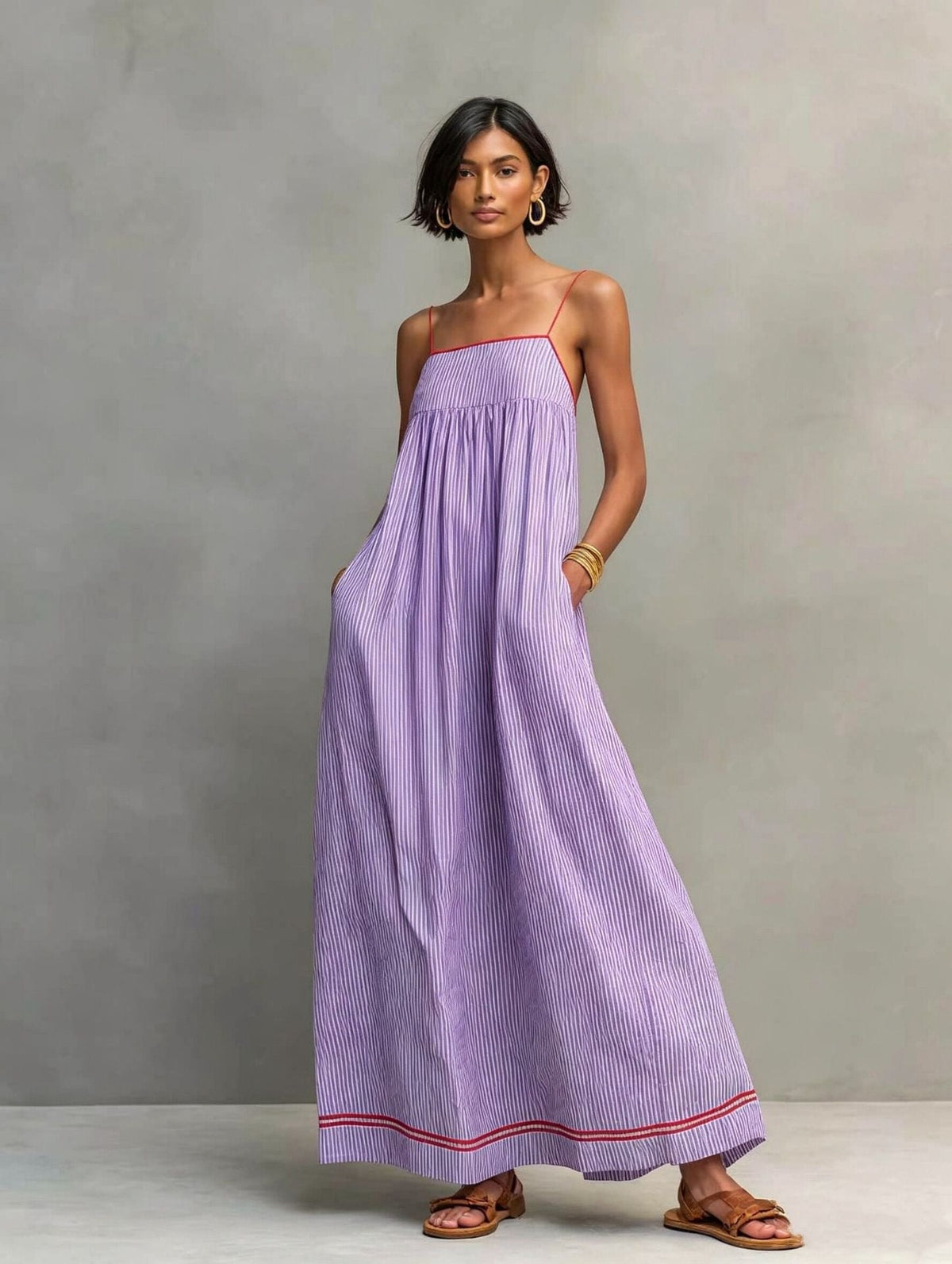 Orielle - Airy Summer Dress - Black