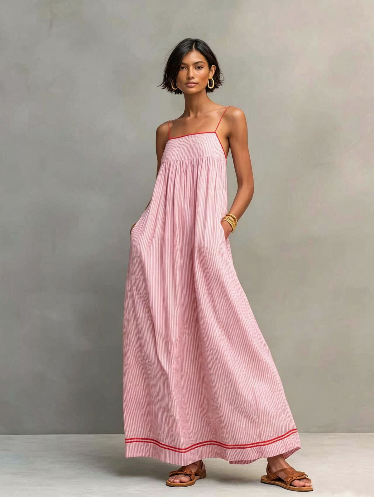Orielle - Airy Summer Dress - Blue