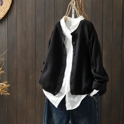 Noreah - Stylish Casual Cardigan - Red