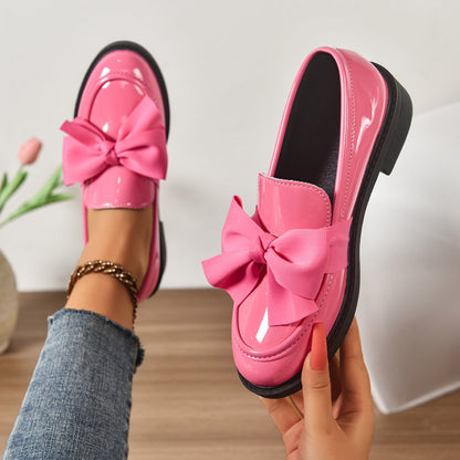 Wisterique - High-Gloss Platform Loafers - Brown