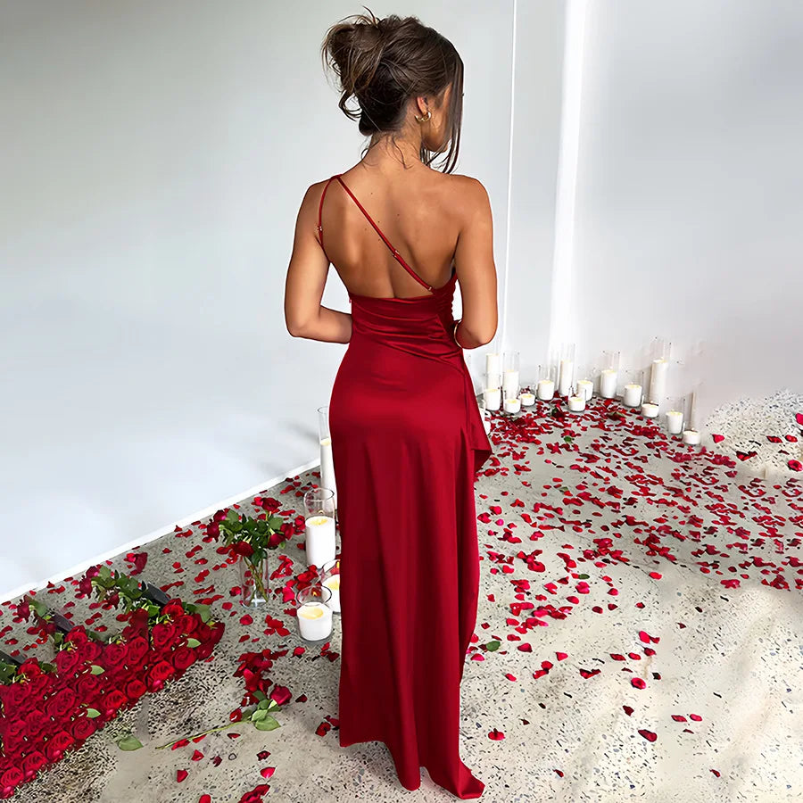 Karynna - Luxe Evening Dress - Red