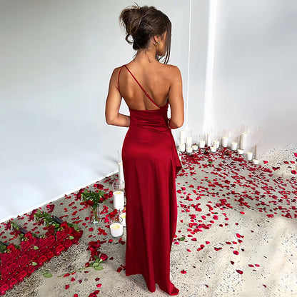 Karynna - Luxe Evening Dress - Red