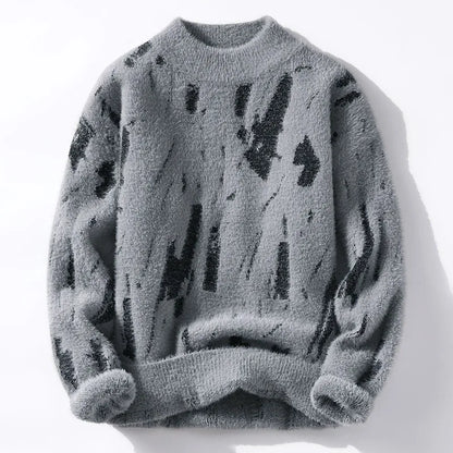 Zarevia - Soft-Touch Half Roll-Neck Sweater - Beige