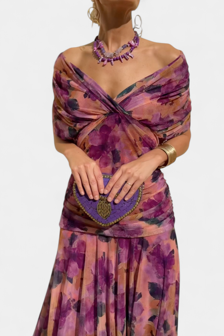 Odara - Ethereal Maxi Dress - Purple