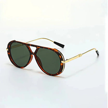 Cosette - Sleek Aviator Sunglasses - Blue