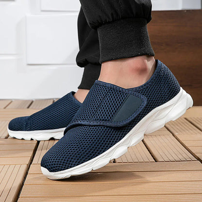 Eudora - Cushioned Comfort Walking Shoes - Black
