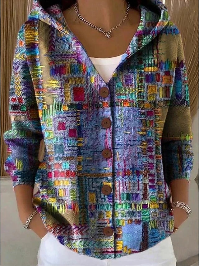 Fiorella - Soft-Touch Cardigan - Purple
