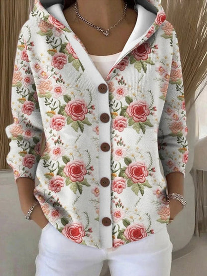Fiorella - Soft-Touch Cardigan - Purple