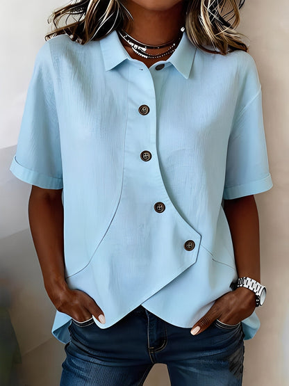 Lumina - Lightweight Linen Shirt - White