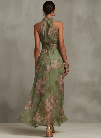 Isolde - Flowing Halter Dress