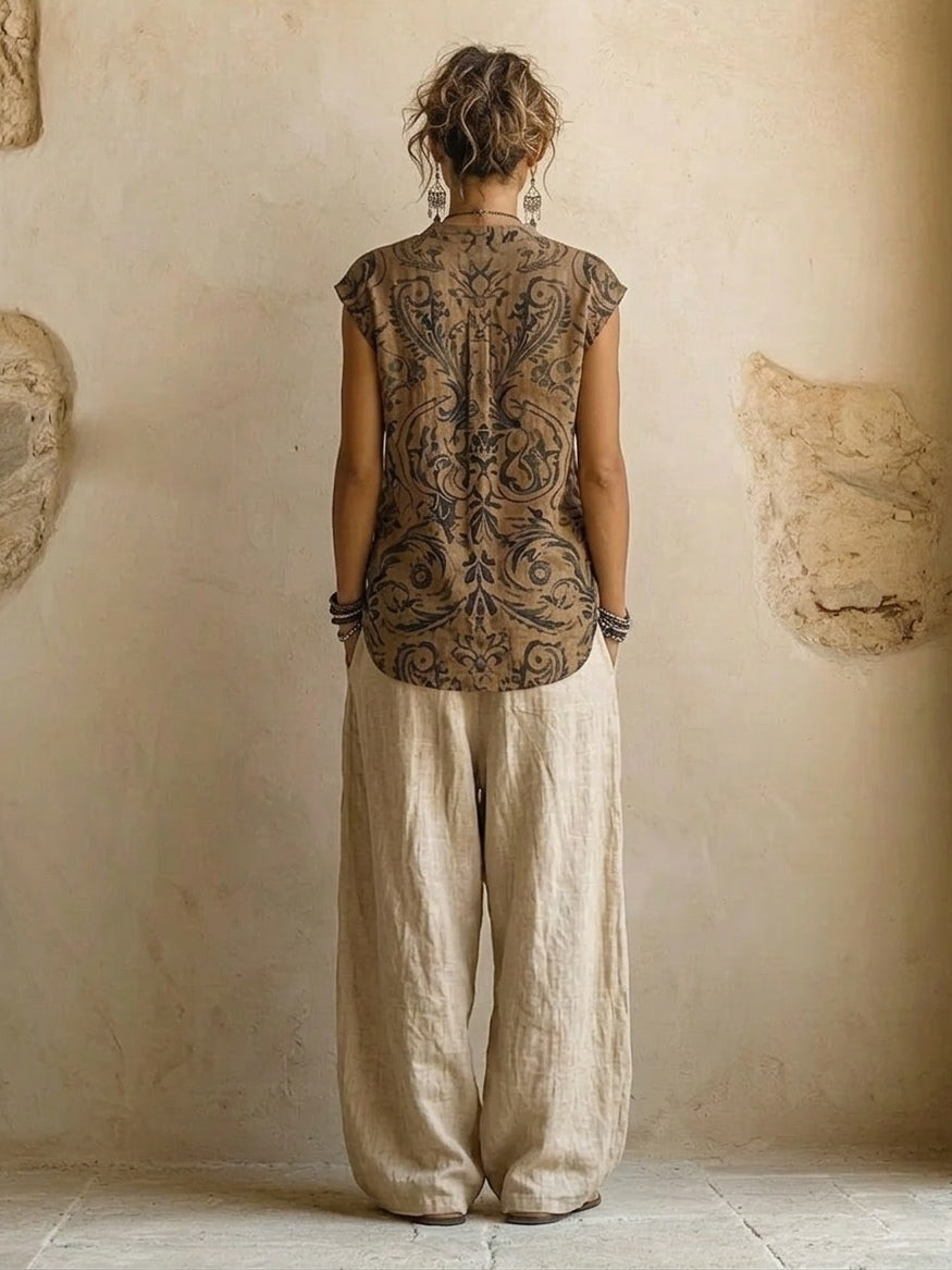 Brietta - Lightweight Linen 3-Piece Set