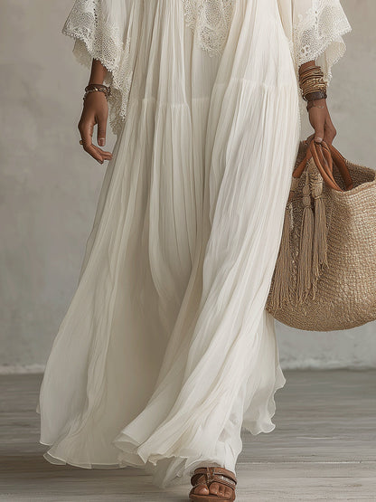 Annelis - Ethereal Maxi Dress - White