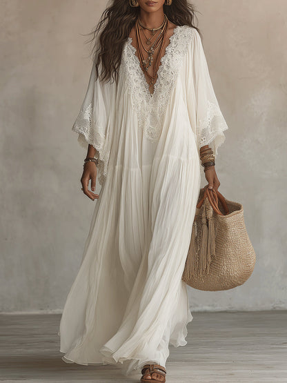 Annelis - Ethereal Maxi Dress - White