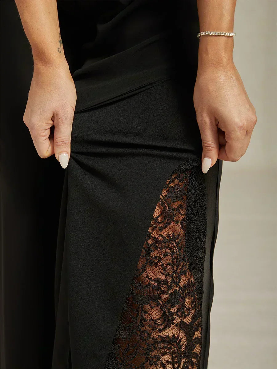 Tairess - Wide Leg Trouser - White