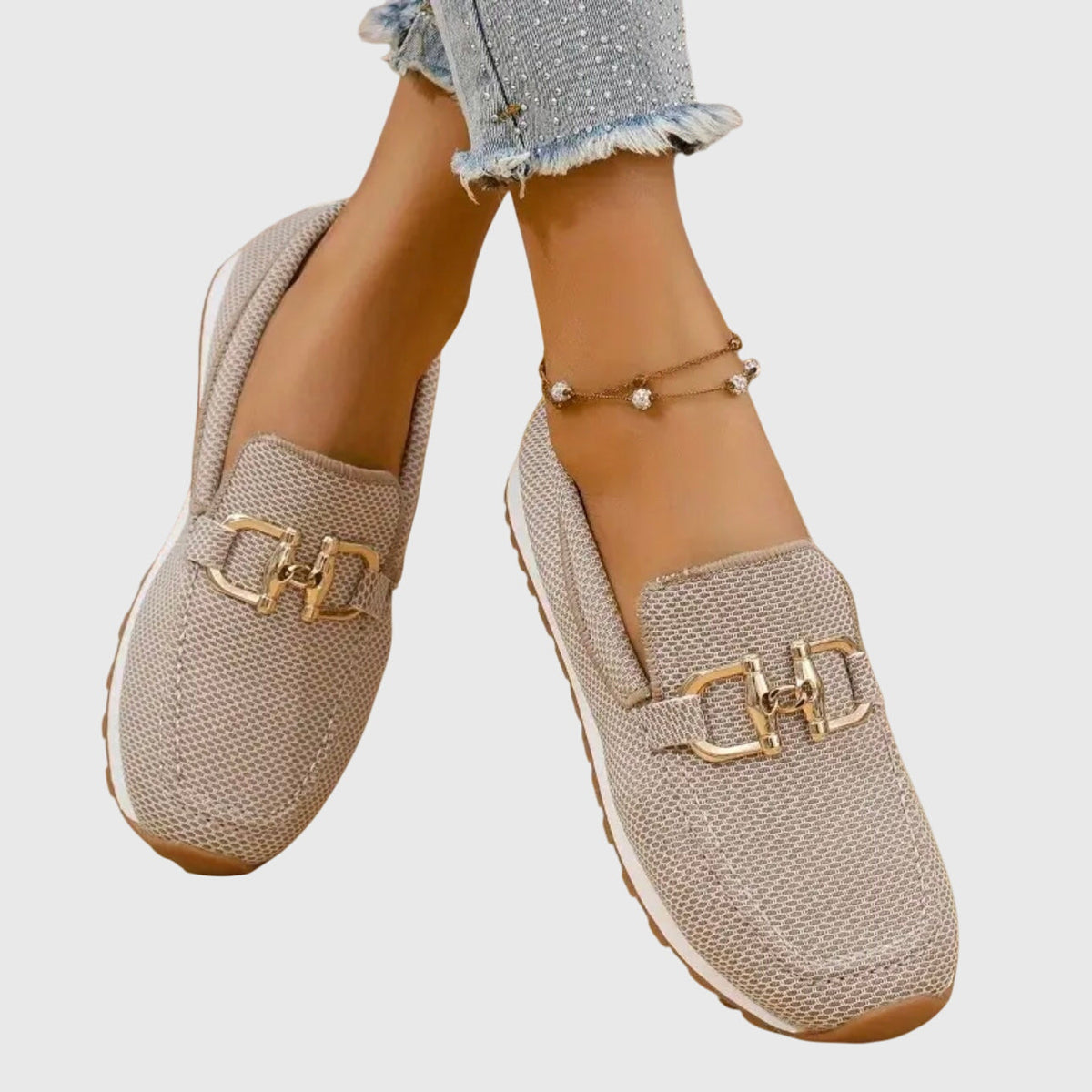 Lirina - Casual Slip-On Loafers - Blue