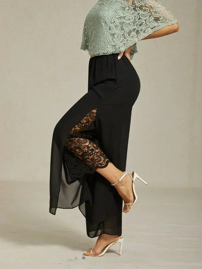 Tairess - Wide Leg Trouser - Navy