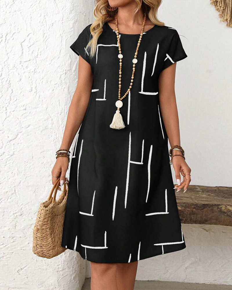 Delia - Soft-Touch Summer Dress - Beige