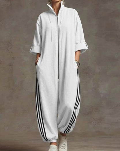 Lurelle - Zip Front Jumpsuit - Yellow